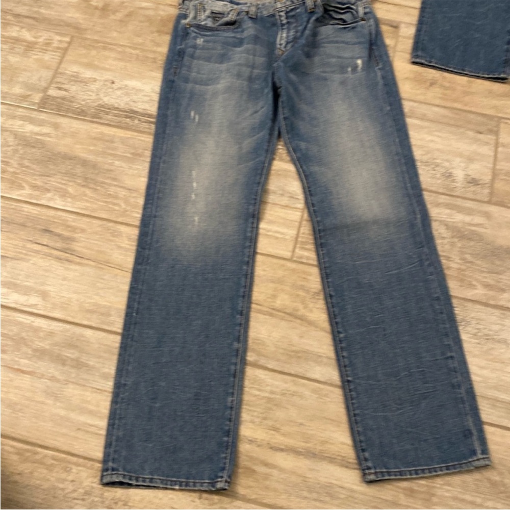 MEN-GUESS Classic Blue Men's Jeans slim straight 32x30 Vintage